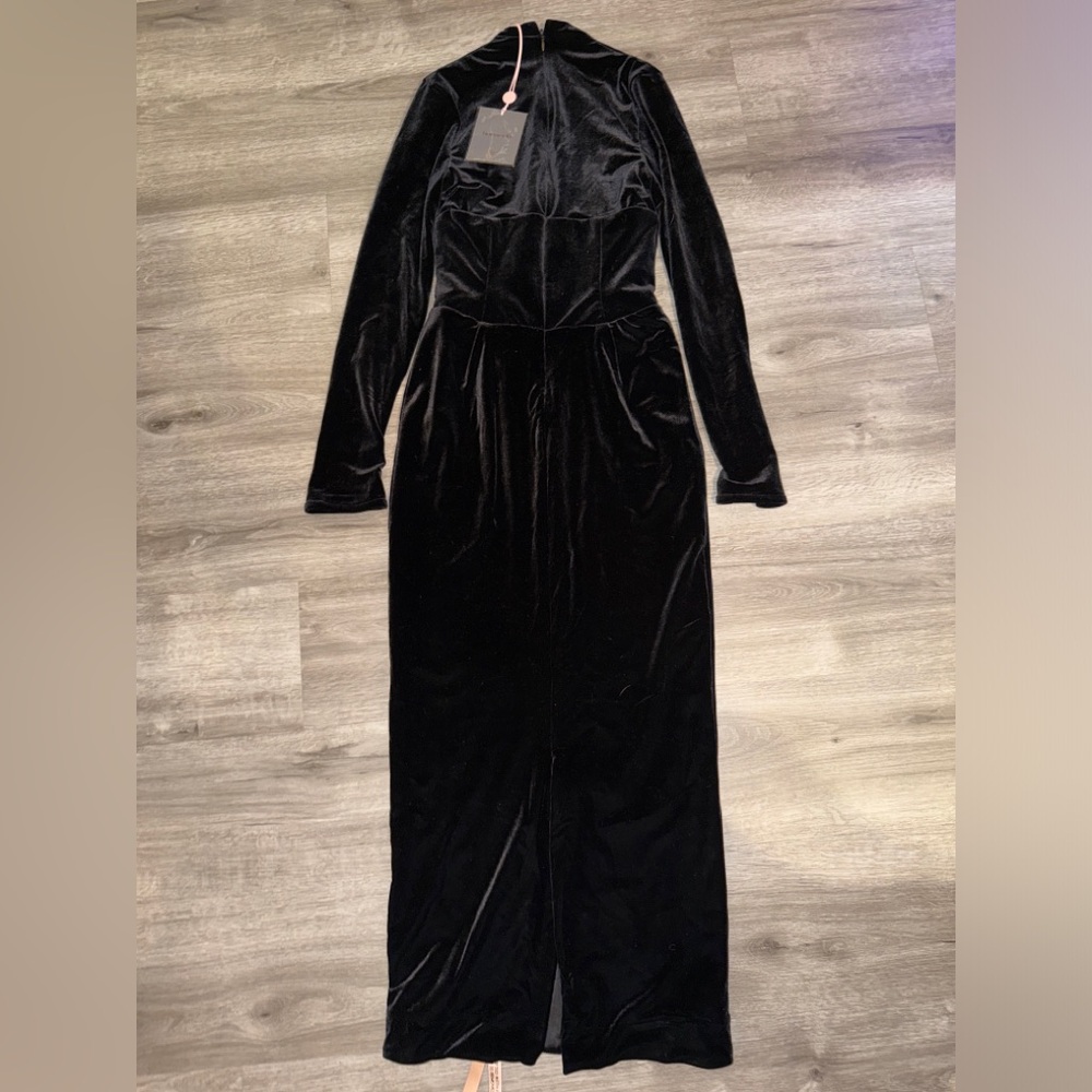 ❤️🔥Firm Price❤️🔥House of CB ARABELLA BLACK VELVET CORSET DRESS - Picture 10 of 16